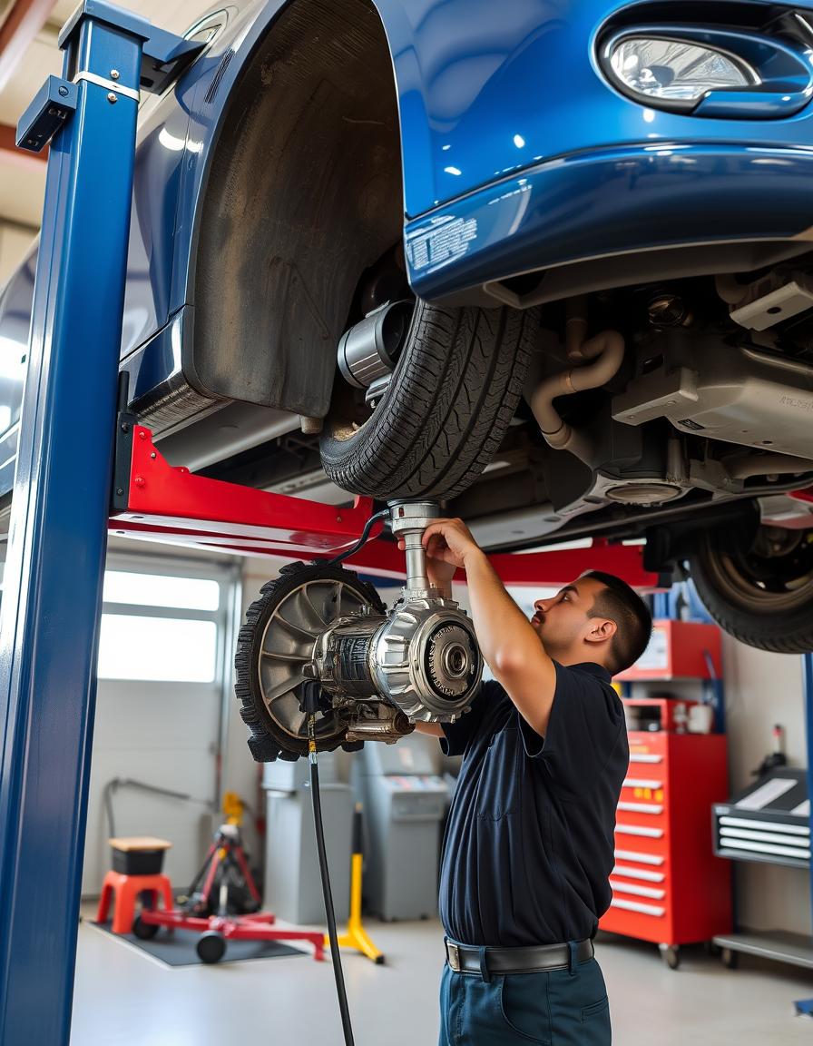 Cambio de aceite de transmisión